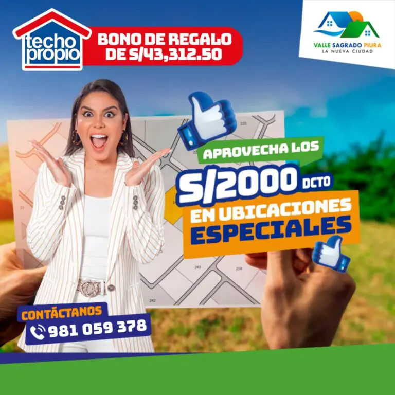 Valle Sagrado de Piura Proyecto inmobiliario ya cuenta con código para