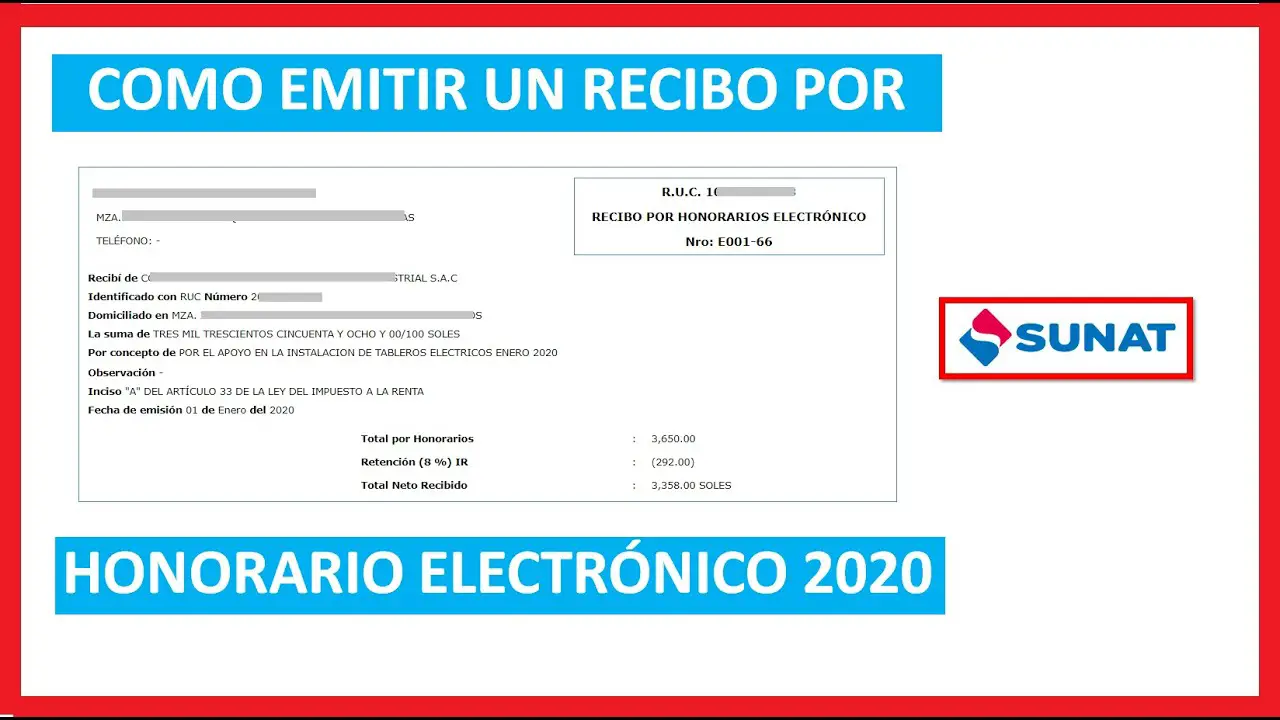 Conoce Como Emitir Recibo Por Honorario Y Los Requisitos Que Necesitas Images