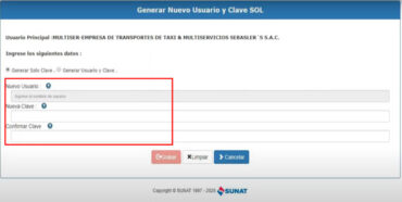 Cómo Recuperar tu clave SOL en SUNAT por Internet en la web oficial Infomercado