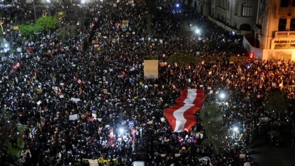 protestas en peru