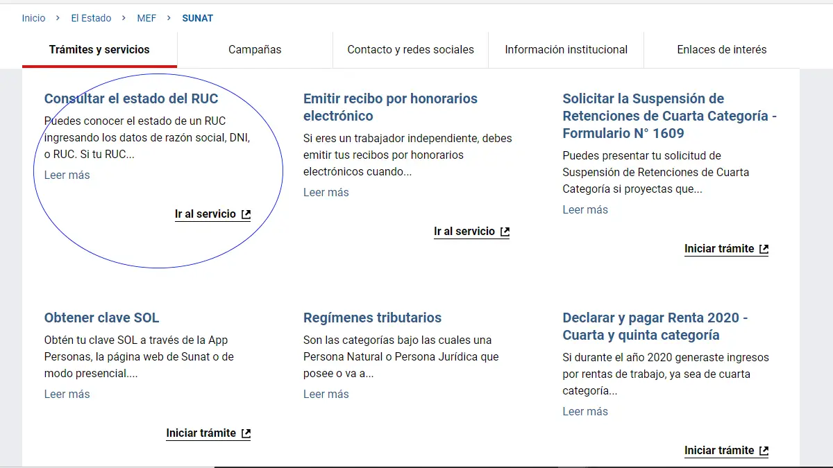 Sunat Conoce Aquí Cuál Es Tu Ruc Y Clave Sol Infomercado Noticias 6408