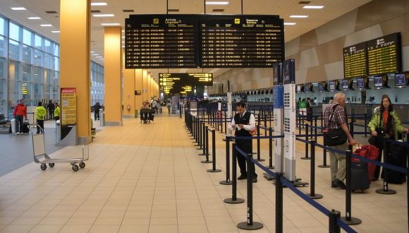 Distanciamiento social aeropuertos