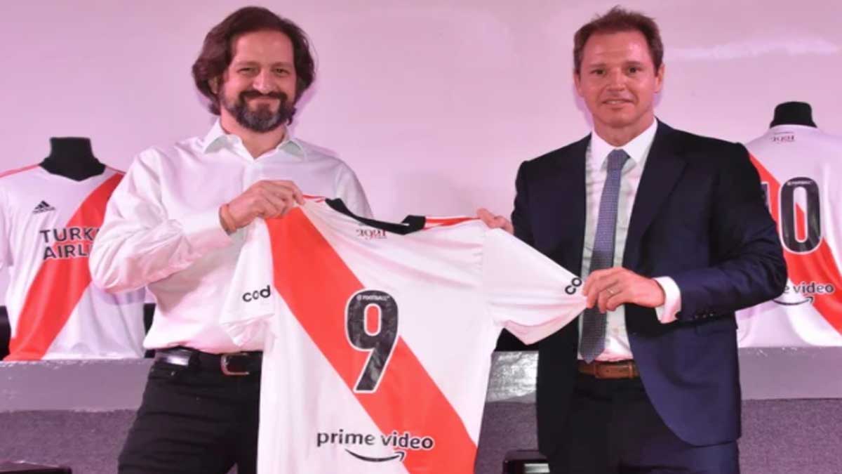 Amazon Prime Video patrocina al River Plate de Argentina con US$2 millones