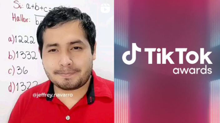 TikTok Awards 2021: profesor piurano es nominado entre los mejores de Latinoamérica