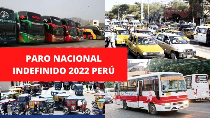 Paro nacional de Transportistas 4 de julio 2022 Perú: Nuevo paro será total e indefinido en todo el país