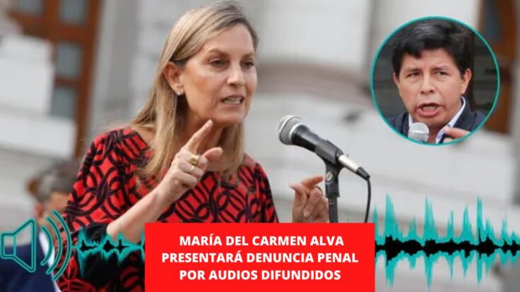 María del Carmen Alva: presidenta del Congreso presentará denuncia penal por audios difundidos