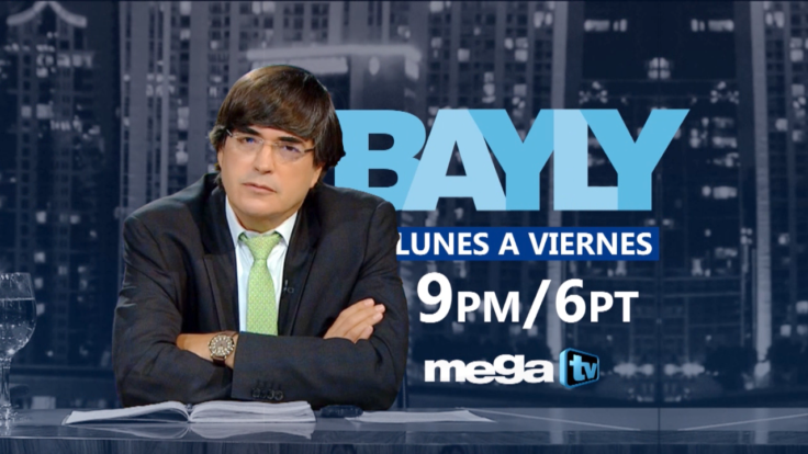 VER en vivo el programa de Jaime Bayly en Mega TV Diego Bertie