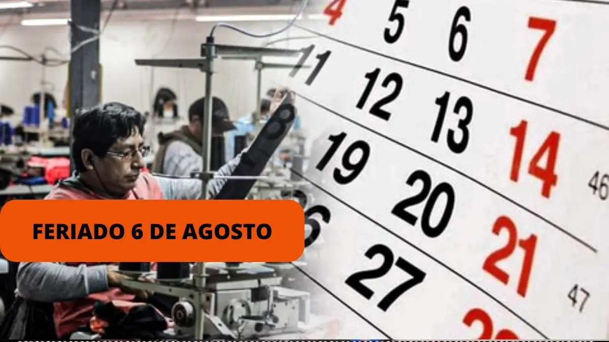 ¿Mañana es feriado? Conoce qué se celebra este 6 de agosto del 2022 en Perú