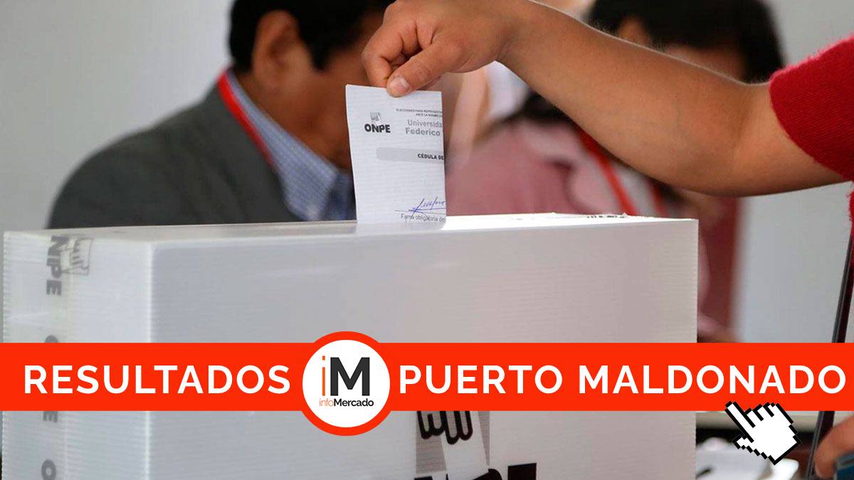 Elecciones 2022: ¿Quién ganó en Puerto Maldonado?