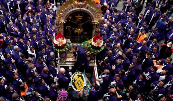 Primer Recorrido de la Procesión del Señor de los Milagros plan de desvío