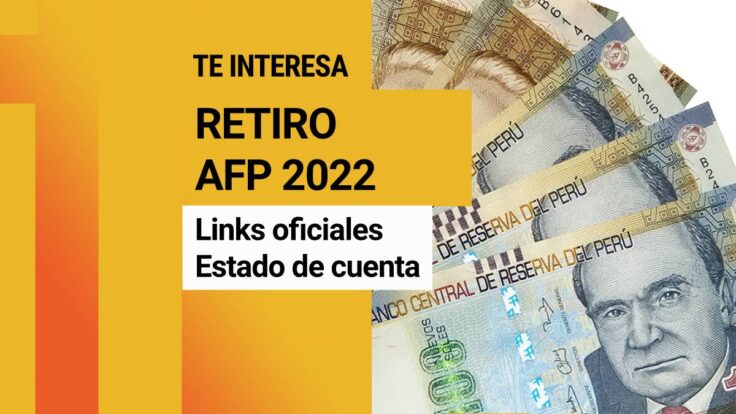 Retiro de AFP 2022: link para solicitar el dinero en Integra, Prima, Habitat y Profuturo