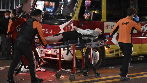 Estampida en Seúl Corea del Sur