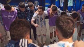 VIDEO: La increíble arenga de Messi antes de la final de la Copa América