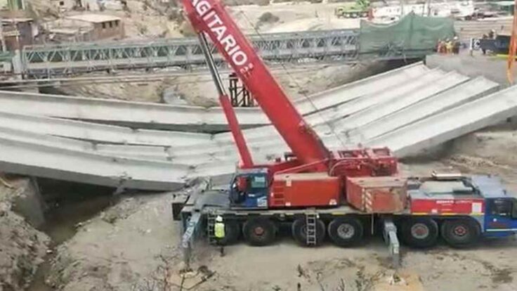 Puente de Lurín se cayó el último domingo