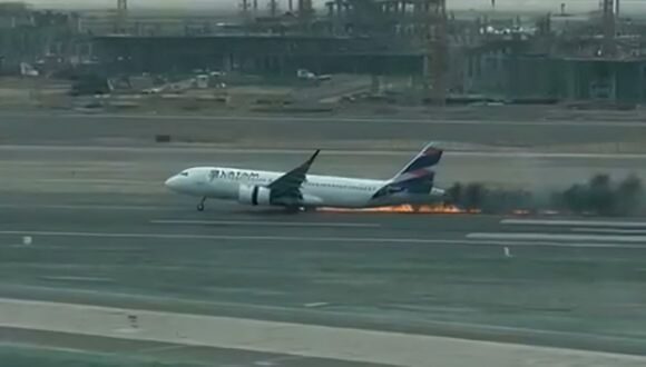 accidente aeropuerto Jorge Chávez