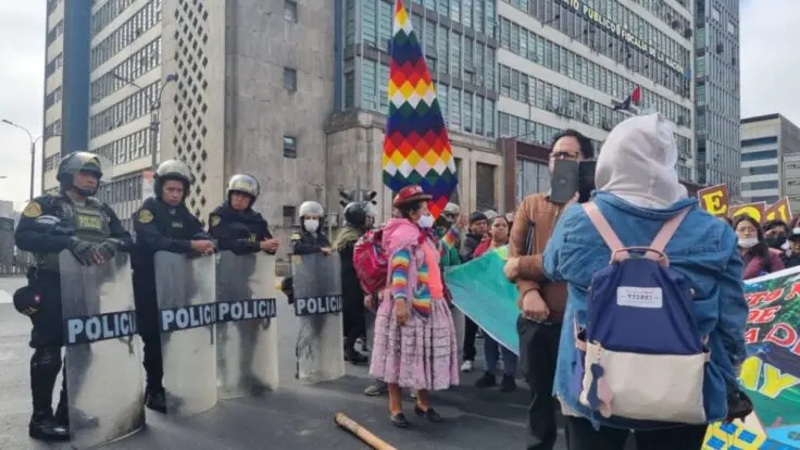 la toma de Lima marcha en Lima hoy Pedro Castillo