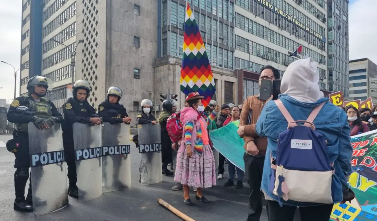 la toma de Lima marcha en Lima hoy Pedro Castillo