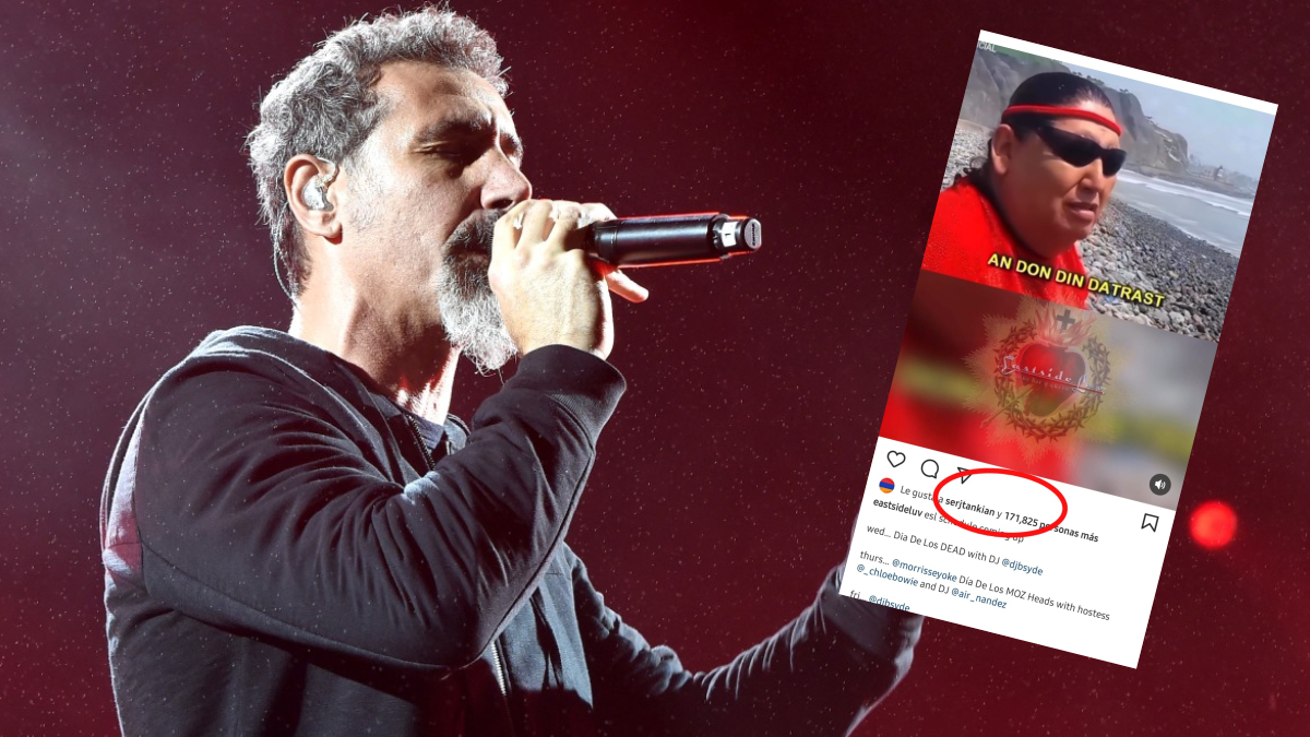 vocalista de System Of a Down tongo serj Tankian