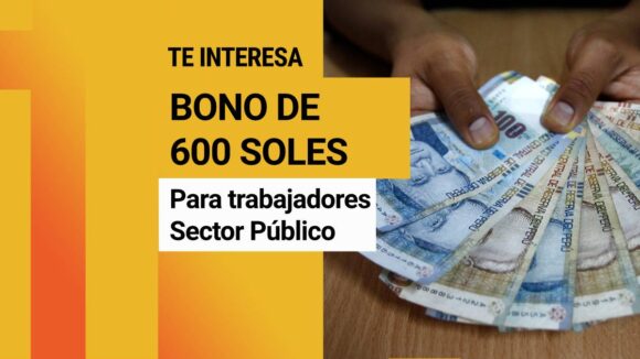 Bono de 600 soles Sector Público