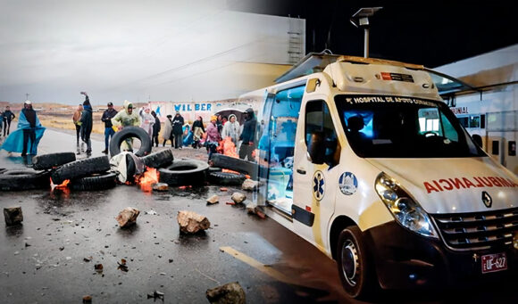 ambulancias dañadas perú