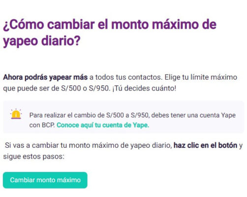 Yape Cómo Hacer Un Yapeo De Más De 500 Soles 3489