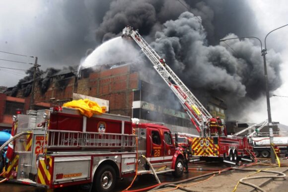 incendio en la victoria dónde es