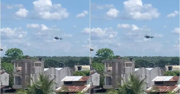 [VIDEO] Así fue la caída del helicóptero en Quibdó