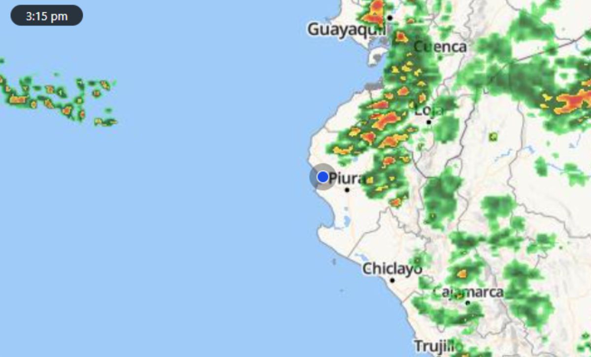 pronóstico lluvias Piura Trujillo
