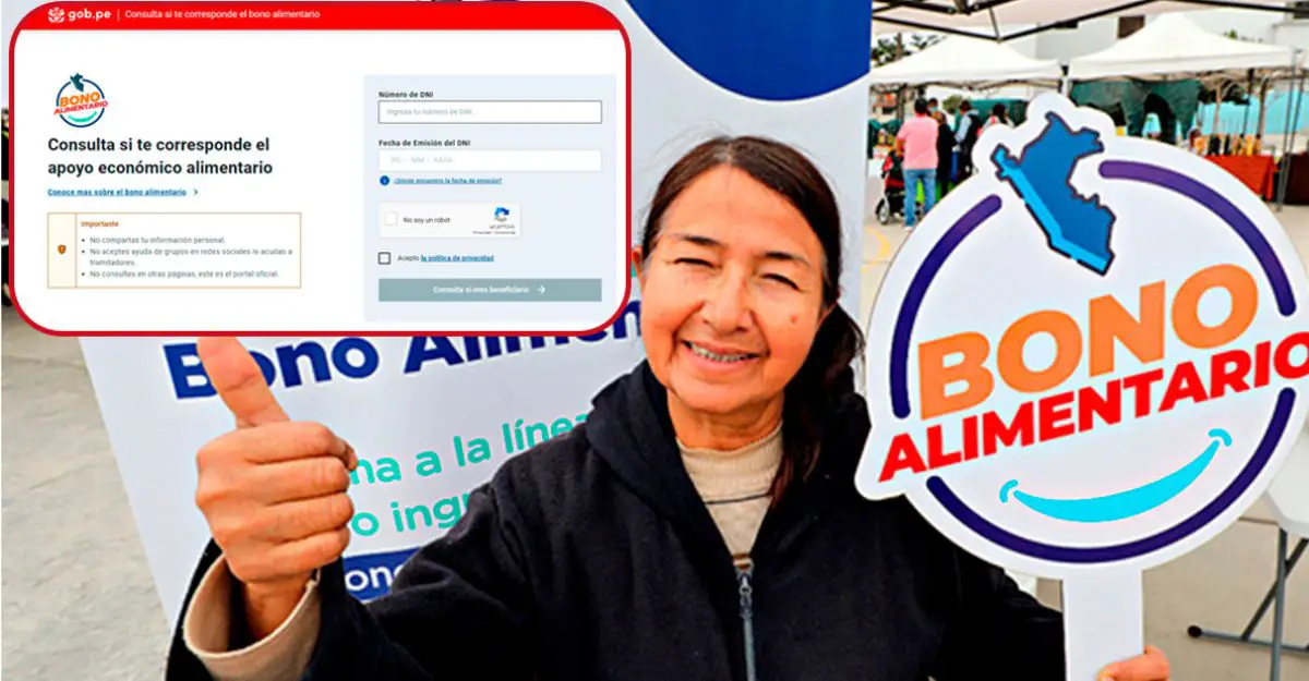 Bono Alimentario 2023 Consulta Con Tu Dni Si Eres Beneficiario 5960