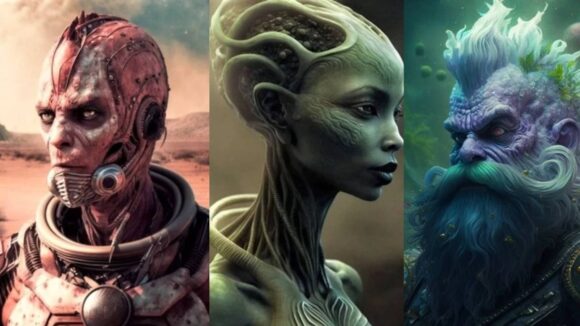 ¿Cómo se verían los habitantes de otros planetas del sistema solar? Esta IA los imagina