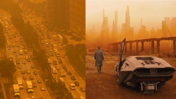 Enorme nube de humo cubre Nueva York y ciudadanos reaccionan en redes sociales: “Parece Blade Runner”