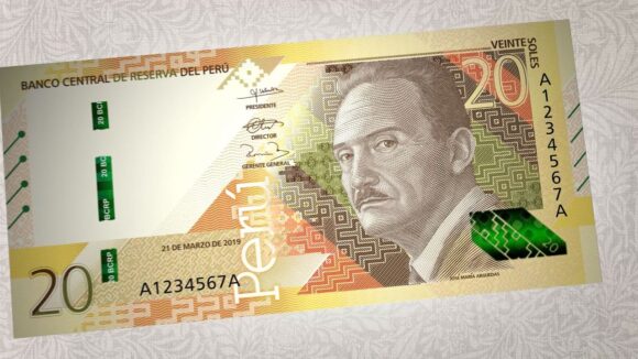 El billete de 20 soles es el más bonito de América
