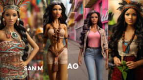Barbie en Perú cómo se vería