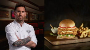 Lionel Messi Messi Chicken Sandwich hardrock cafe