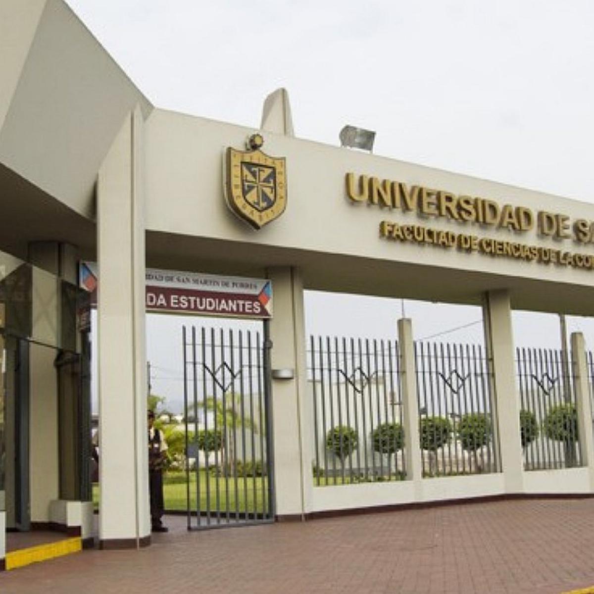 ¿Qué pasó en la Universidad de San Martín de Porres y que facultad