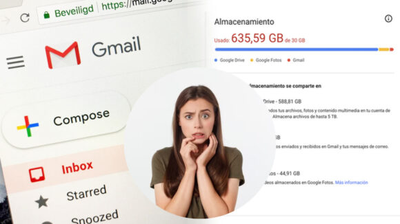 almacenamiento Gmail lleno