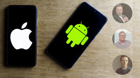 millonarios que usan android