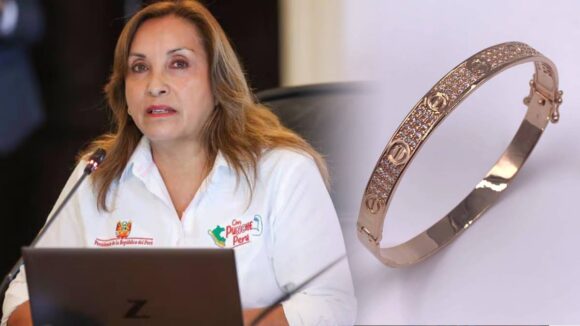 Boluarte y joya Cartier