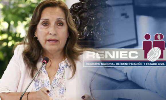 Dina Boluarte - Reniec