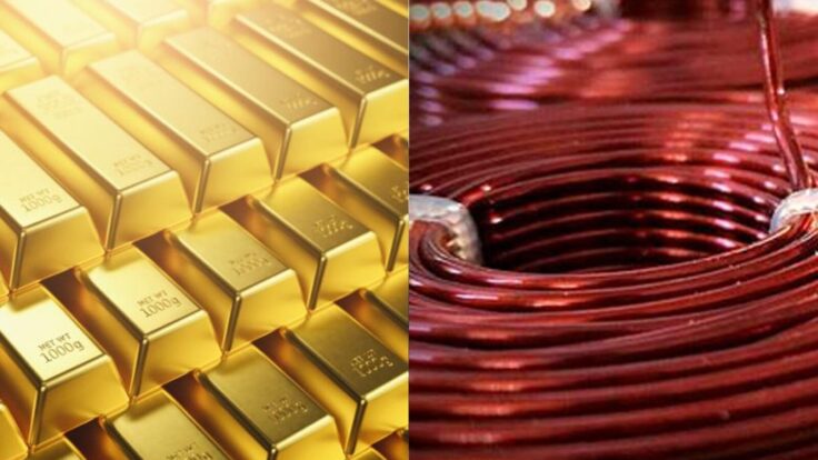 Oro y cobre
