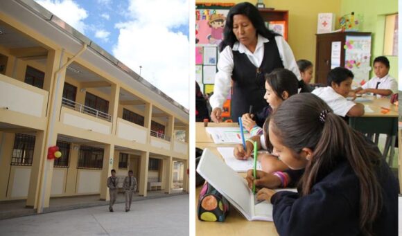 inversión en escuelas