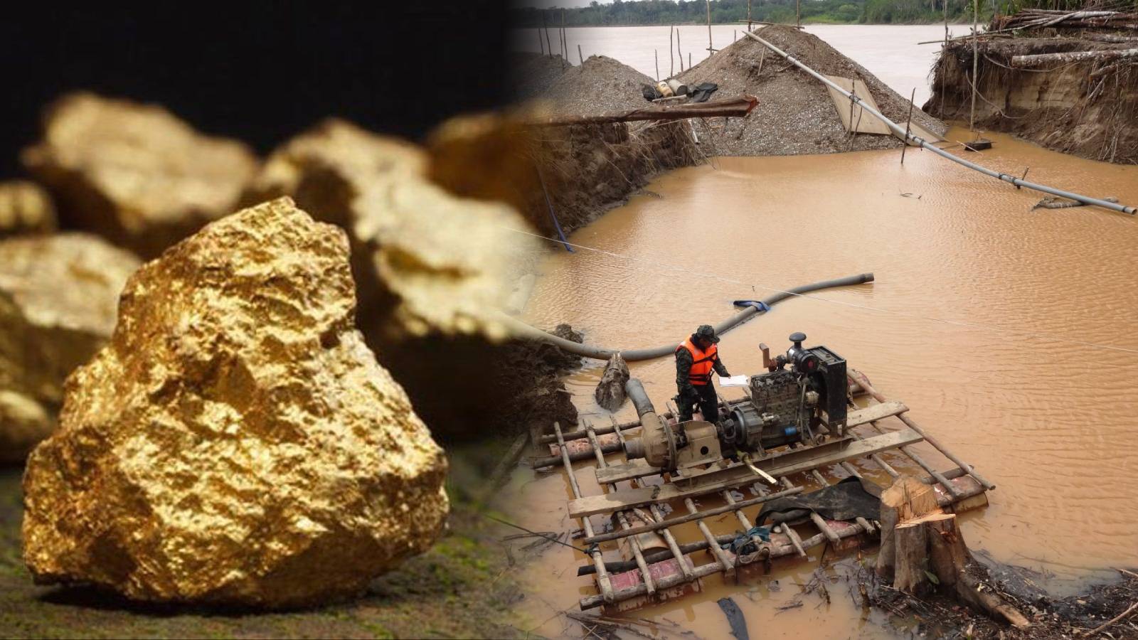 Exportaciones ilegales de oro en el Perú superan a las legales