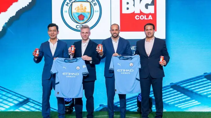 Big Cola se une al Manchester City para tener mayor presencia en el mercado global.