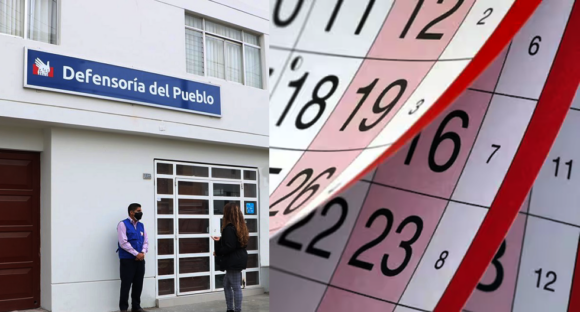 Feriados se moverían en Perú por iniciativa de la Defensoría del Pueblo.