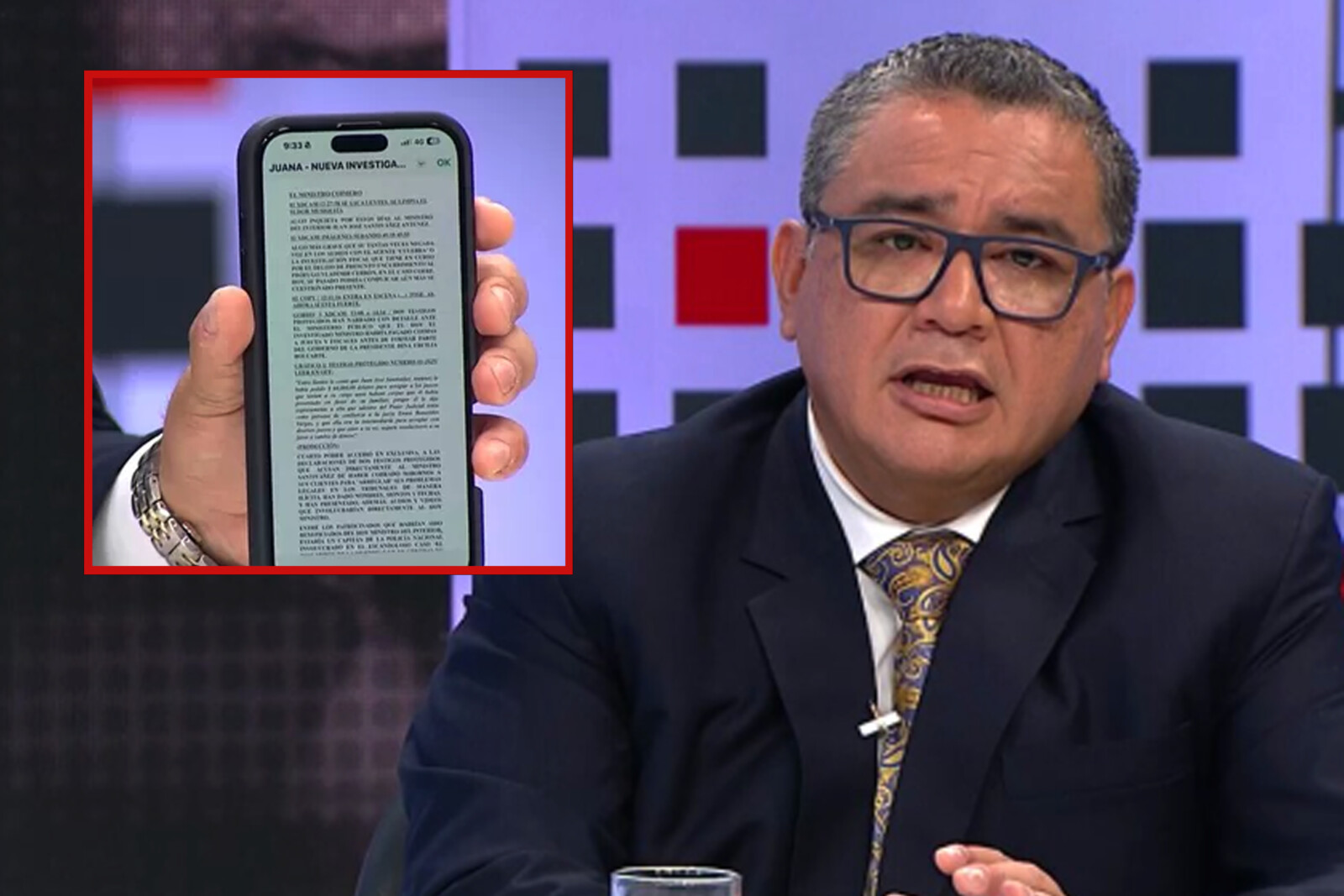 Santiváñez en Cuarto Poder: ¿Quién le filtró la información?