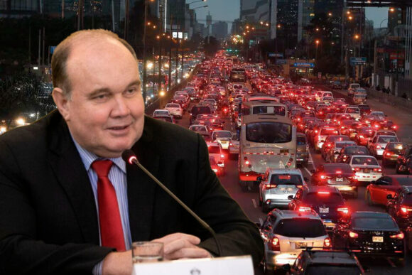 Rafael López Aliaga busca reducir el tráfico en Lima.