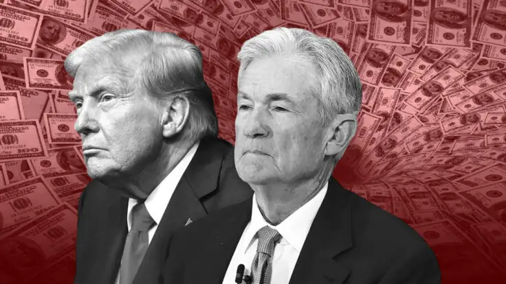 Wall Street Donald Trump Jerome Powell caída del dólar