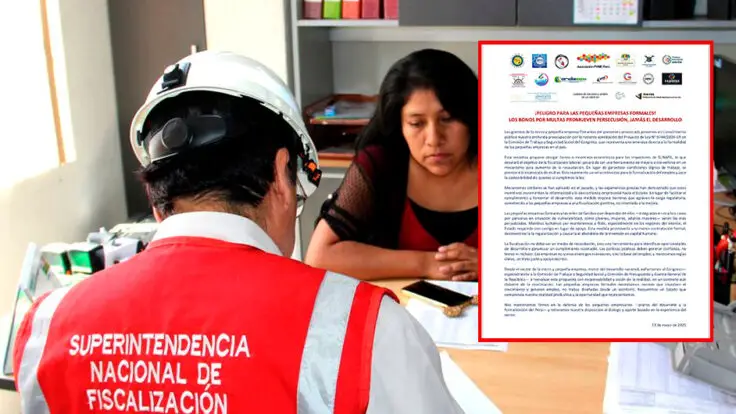 Congreso impulsa ley que aumenta multas de Sunafil, perjudicando a Mypes.