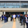Jorge Chávez fallas: inundación en oficinas