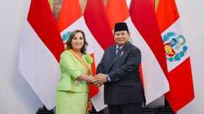 Dina Boluarte y Prabowo Subianto